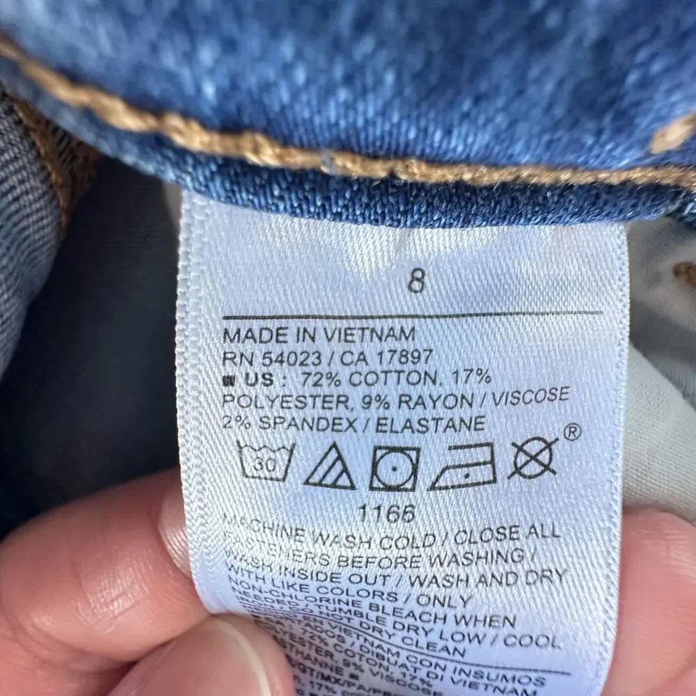 Old Navy Medium Wash Girl's Jeggings VGUC 8